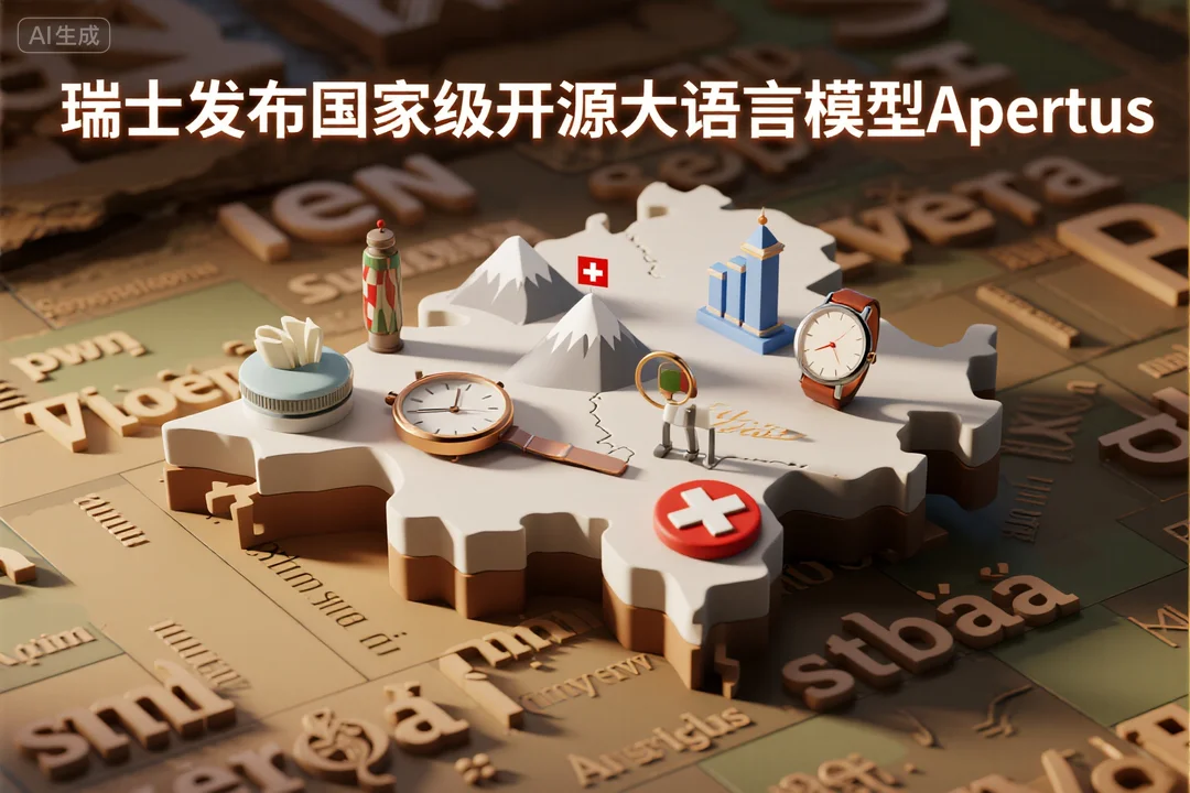 瑞士发布国家级开源大语言模型Apertus：涵盖1000种语言，15万亿Token训练数据