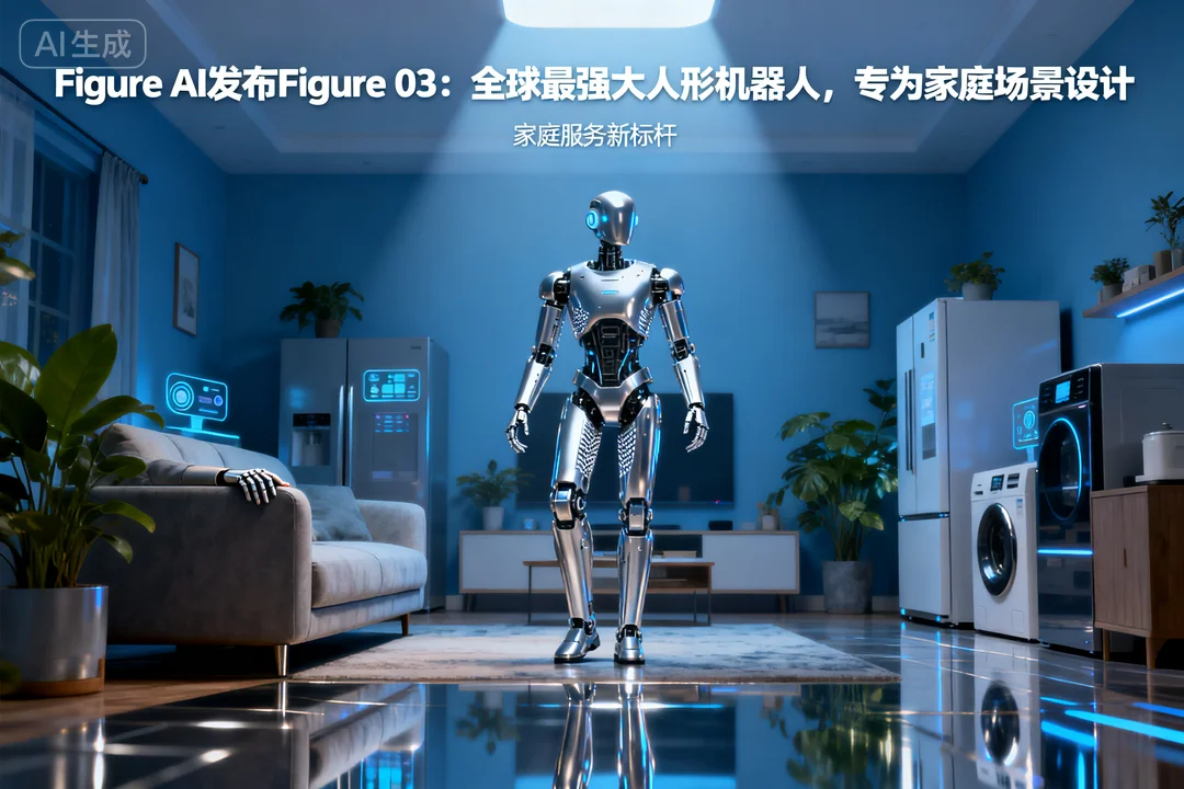 Figure AI发布Figure 03：全球最强大人形机器人，专为家庭场景设计