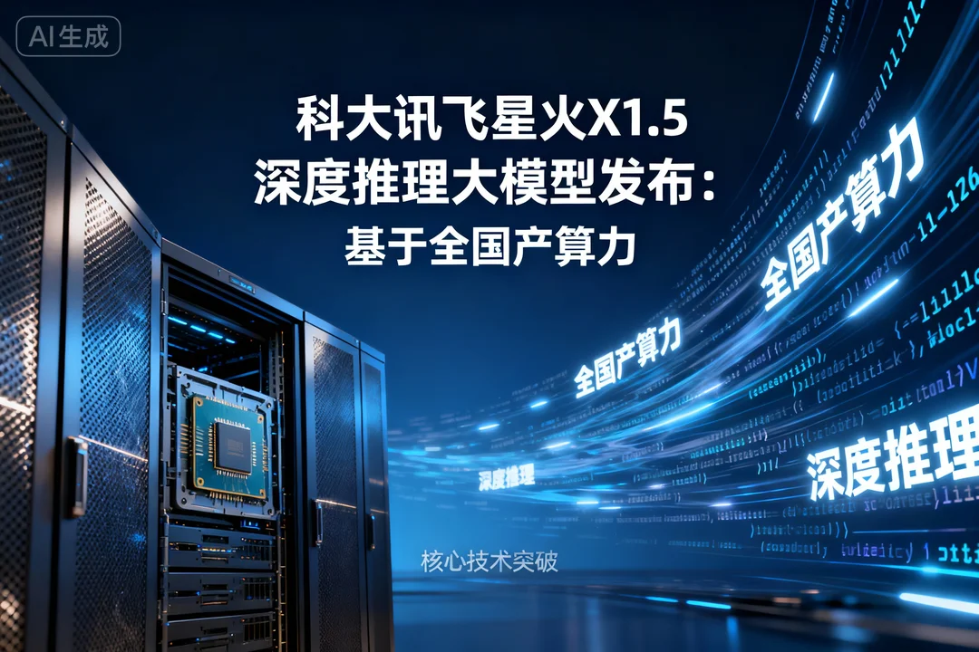 科大讯飞星火X1.5深度推理大模型发布：基于全国产算力