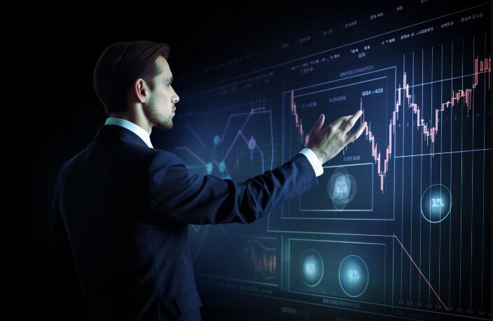 股票趋势图 (2) (图片来源:AI合成) 股票趋势图 (2)