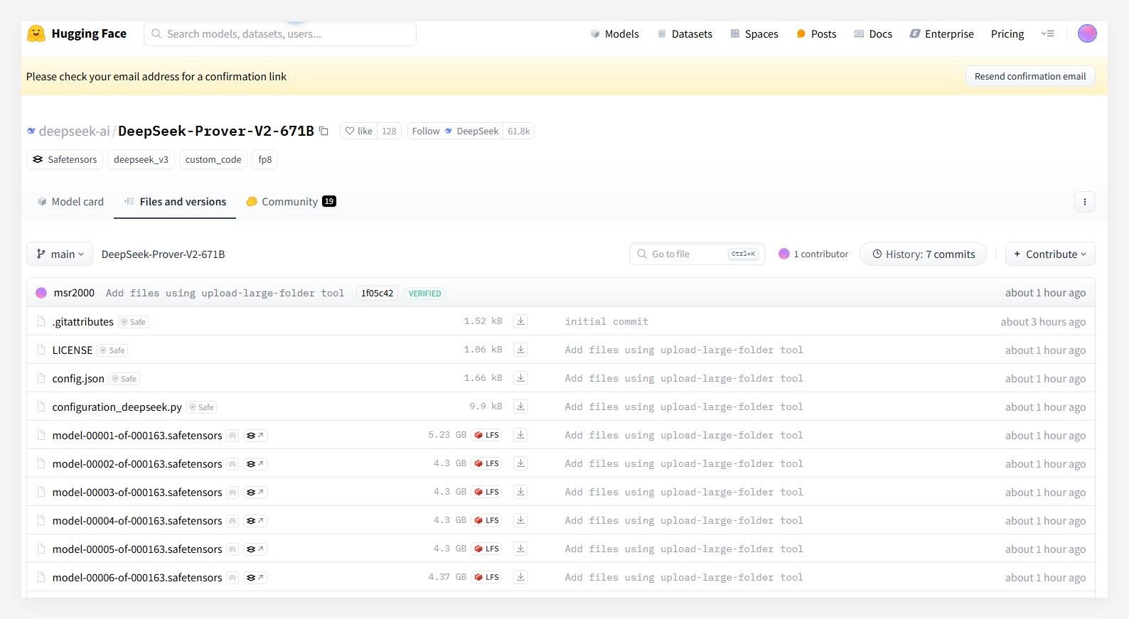 DeepSeek-Prover-V2-671B 模型开源，数学推理领域迎来新突破
