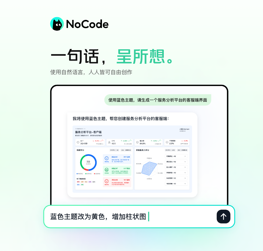 美团AI编程工具"NoCode"即将上线，对话式开发工具对标Lovable