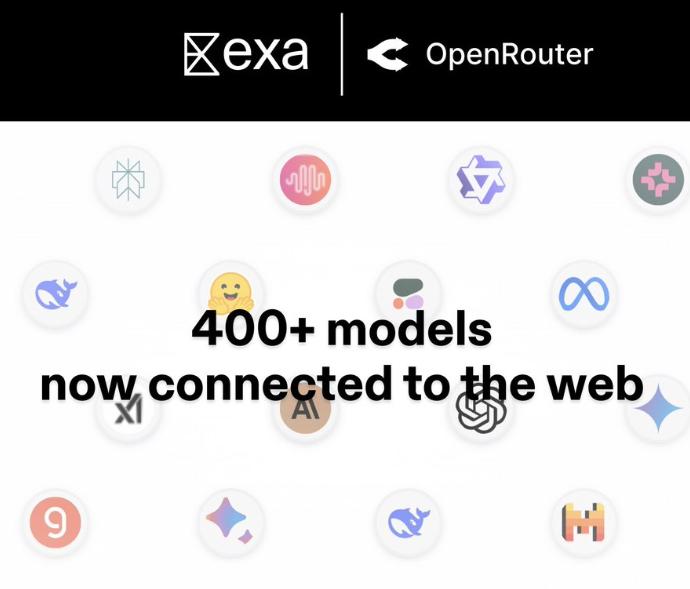 400余款AI模型获得网络搜索能力：Exa携手OpenRouter掀起RAG技术革命