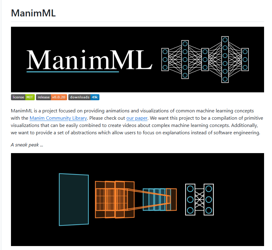 人工智能动画神器ManimML发布 解锁Transformer架构的直观可视化