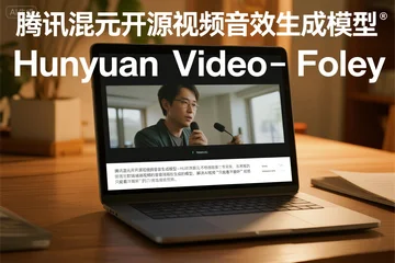 腾讯混元开源视频音效生成模型HunyuanVideo-Foley：端到端视频音效自动生成，解决AI视频"只能看不能听"问题